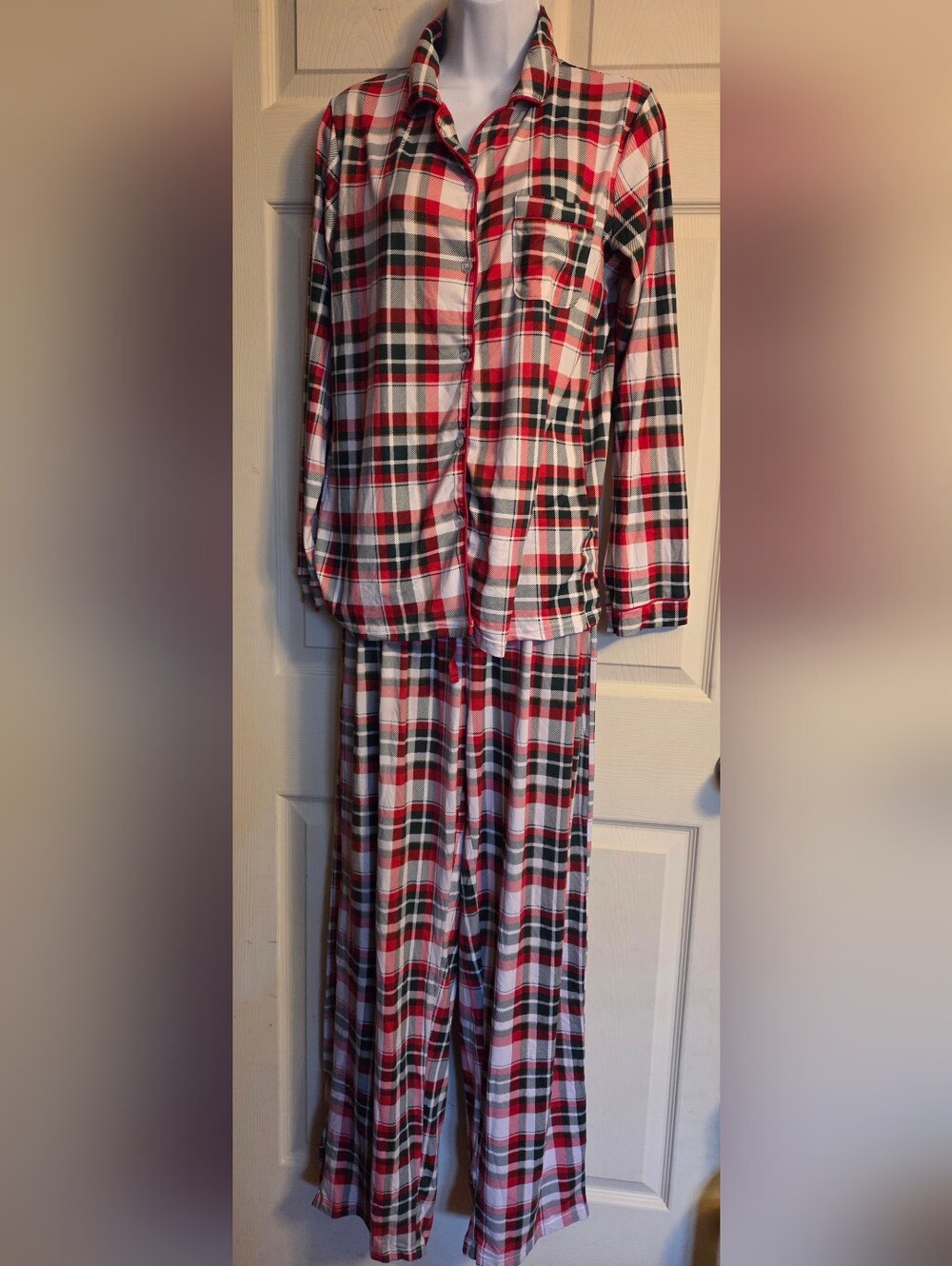 Royal Standard Plaid Pajama Set Size Medium/Large